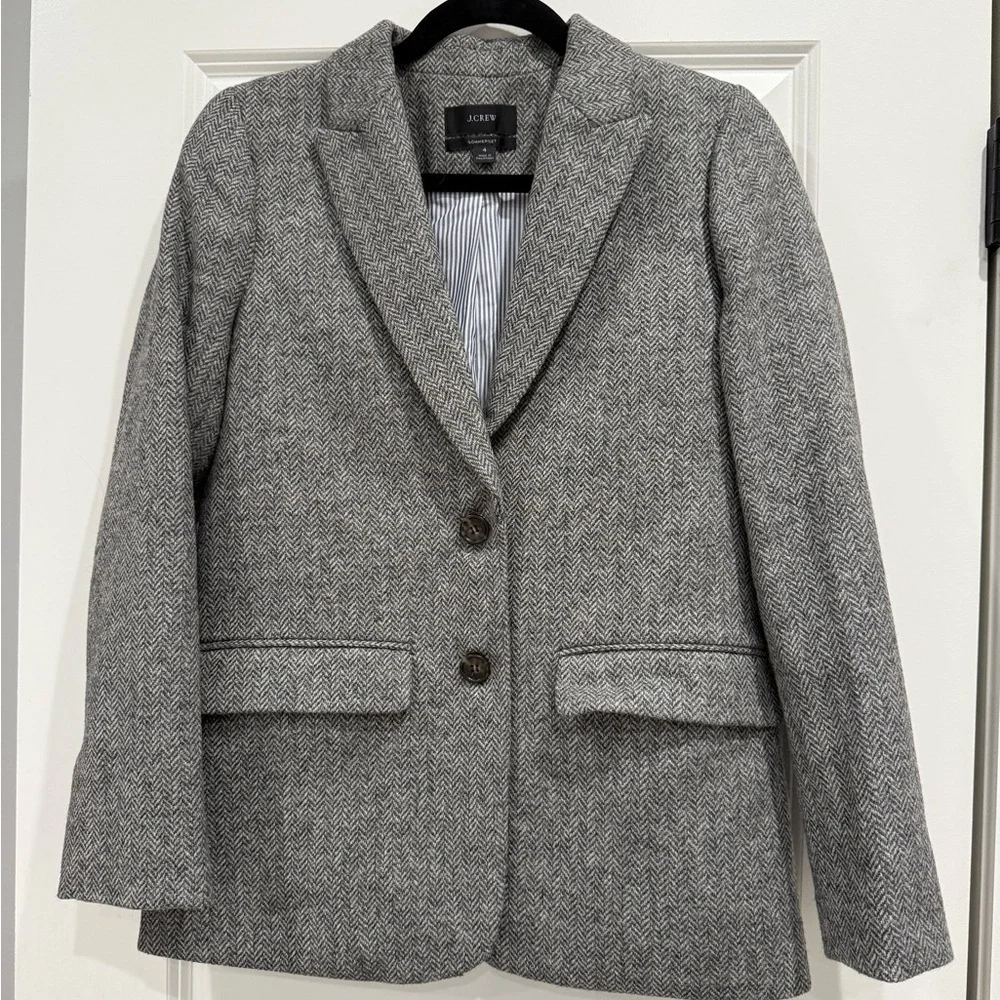 J. Crew Gray Sommerset Blazer - Picture 2 of 4